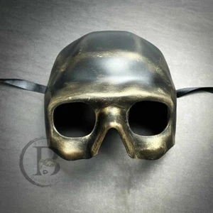 Steampunk Skull Halloween Masquerade Mask Ghost Cosplay Evil Skull Head - Picture 1 of 2