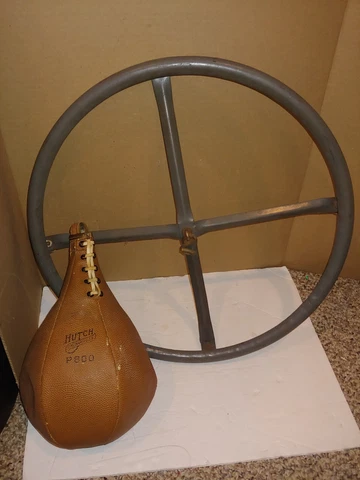 Vintage 1950s Hutch Boxing Speed Punching Bag,P800,Leather,Hutchinson Bag Holder Cover