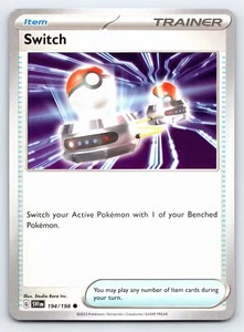 Switch 194/198 Common Scarlet & Violet Pokemon Card - NM Near Mint - Picture 1 of 5
