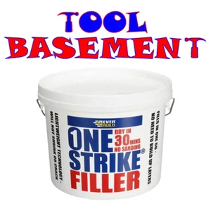 Everbuild One Strike Filler 2,5L - Pronto Misto - Asciugatura Rapida - Multiuso - Foto 1 di 1