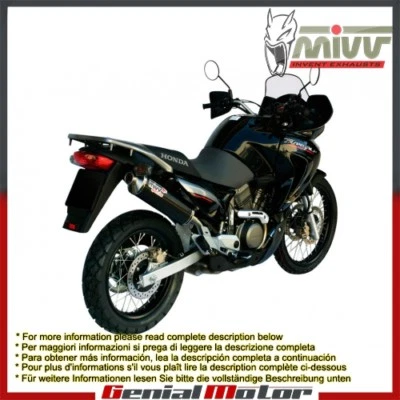 Terminale Scarico MIVV Oval Carbonio per Honda Xlv 650 Transalp 2005 > 2007 Foto 1 de 4