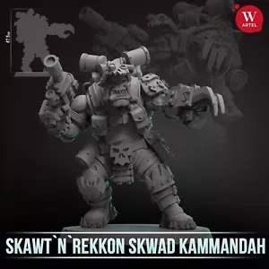 Skawt'n Rekko Skwad Kammandah Artel con miniaturas facción horda de hierro - Imagen 1 de 1