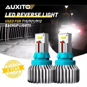 CANBUS 921 912 T15 Super Bright 6500K White CSP LED Bulbs Back Up Reverse Light - Picture 1 of 9