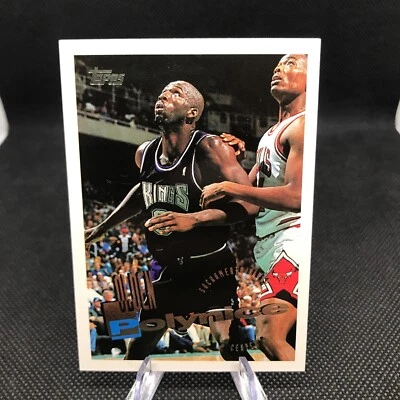 1995-96 Topps Sacramento Kings Basketball Card #104 Olden Polynice - Image 1 of 2