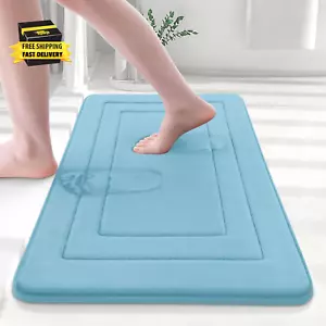 Memory Foam Bathroom Rug Mat 30X20, Ultra Soft and Absorbent Bath Mat, Machine W - Picture 1 of 9
