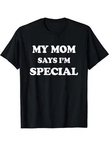 My Mother Said I Am A Special Printed Men's Fashionable Summer Short Sleeved Spo - Picture 1 of 7