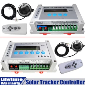 DC 12V/24V WST03-3/WST03-2 Solar Tracker Controller +Light Sensor +IR Remote Kit - Picture 1 of 14