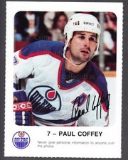 1986-87 Edmonton Oilers Red Rooster #10 Paul Coffey