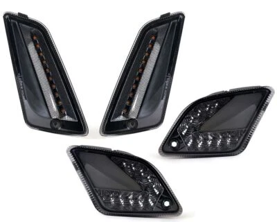 Blinker Set MOTO NOSTRA vorne+hinten smoked, dynamisches LED für Vespa GTS 14-18 - Bild 1 von 4