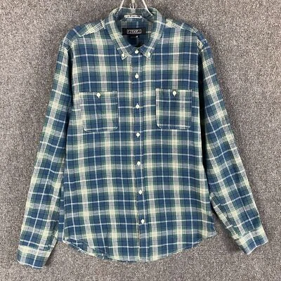 Ezekiel Flannel Shirt Men's Medium Plaid Button Down Casual Long Sleeve Adults - Image 1 of 4