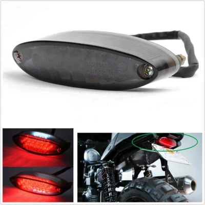 Luz trasera 12V 28 LED para motocicleta bicicleta eléctrica freno funcionamiento luces de matrícula Foto 1 de 4