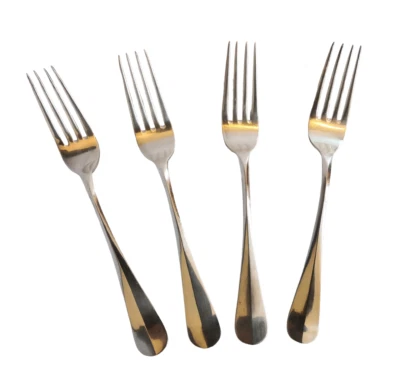 Antiche forchette posate argento epoca 800 nobili XIX secolo Turrita Nobiltà vtg - Immagine 1 di 4