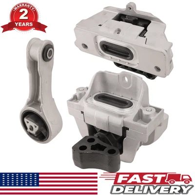 3PCS Front Right Motor & Trans Mount for 2011-2018 Dodge Journey 2.4L Hydraulic Foto 1 de 4