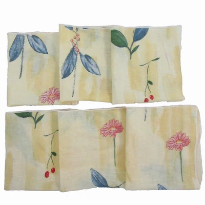 CROSCILL Gazebo Botanica Floral Yellow 6pc Dinner Napkin Set - Image 1 of 4