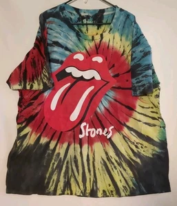 The Rolling Stones No Filter Tour 2021 Tie Dye Shirt Uomo - XXL - Foto 1 di 7
