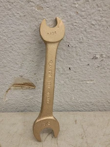 Ampco Safety Tools Wo-1/2X9/16 Dbl Open Wrench,Non-Spark,1/2 X 9/16 In - Picture 1 of 8