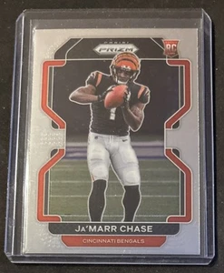 2021 Panini Prizm Base Rookie Ja'Marr Chase #337 Bengals (RC) - Picture 1 of 2