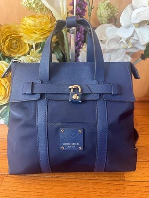 Mochila Jetsetter Henri Bendel AZUL MARINO Nylon y Cuero (PU210 Foto 1 de 4