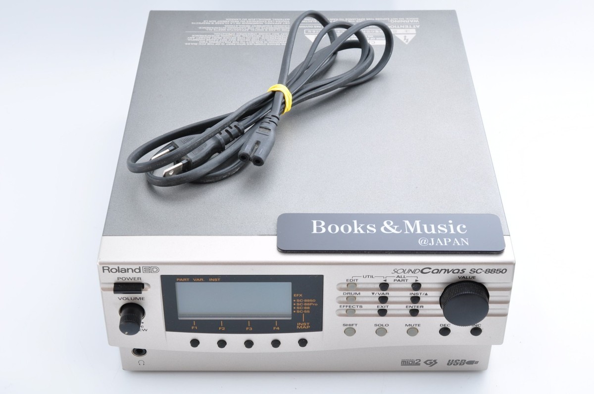 Roland SC-8850 MIDI Sound Module Synthesizer 2000 Working