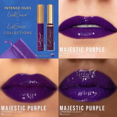 Authentic MAJESTIC PURPLE LIPSENSE up to 18 Hour Longwear Lip Color $2 Shipping - Image 1 of 3