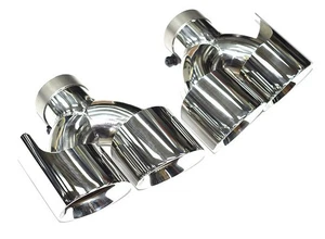 2 pieces for the carbon fiber stainless steel exhaust pipe tailpipe of the Land - Picture 1 of 14