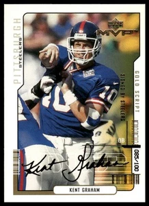 2000 Upper Deck MVP #137 Kent Graham Gold Script #/100 - Picture 1 of 2
