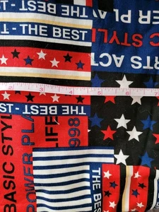 The Best Sports Act Stoff Rot Weiß Blau Made In Japan Etikett - Bild 1 von 2
