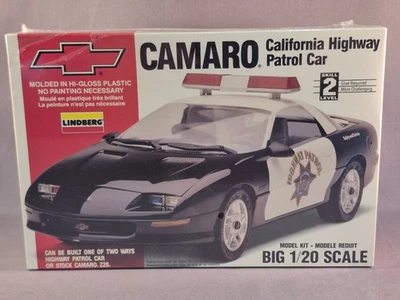 Lindberg 2 In 1 Camaro Z/28 or California Highway Patrol Model 72577 Sealed 1:20 - Image 1 of 4