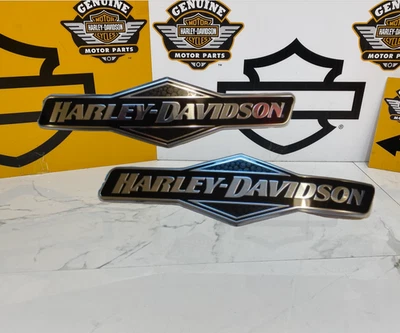 Skull Genuine Harley Sportster Willie G Fuel Gas Tank Set Emblems Badges OEM - Image 1 of 4