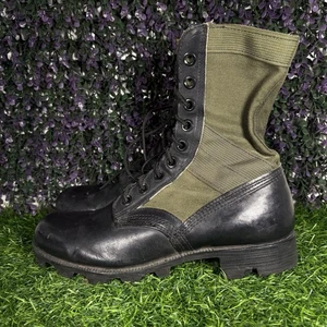Vintage 1985 Spike Protective Herren Größe 8R Dschungel Stiefel Militär Vietnam - Bild 1 von 12
