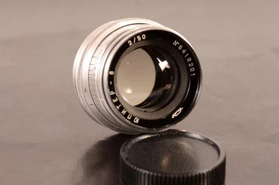 Jupiter 8 Serviced LTM Leica Thread Mount 50 mm F:2 Lens Silver Sonnar Copy EXC+ - Image 1 of 4