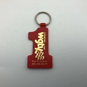 WGTY Country 108 Anhänger Schlüsselanhänger Gettysburg PA Radiosender Werbung Vintage - Bild 1 von 7