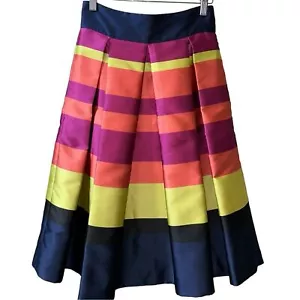 Anthropologie Moulinette Soeurs Plissee-Midirock Damengröße 6 Seitentaschen - Bild 1 von 7