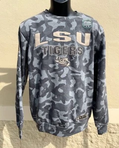 Men's Colosseum Louisiana State University Sweatshirt Operation Hat Trick - Picture 1 of 4