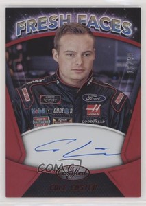 2018 Certified Fresh Faces Signatures Red /49 Cole Custer #FFS-CC Auto