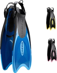 Palau Adjustable Open Heel Snorkeling Swim Fins Blue - Picture 1 of 6