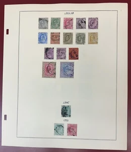 India, 1902-1940, colección de 106 estampillas usadas entre Scott #60 y #148 - Imagen 1 de 5