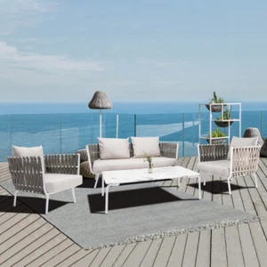 Luxus Premium Lounge Set Gartengarnitur Gartenmöbel Modell 2022 Modern Garten  - Bild 1 von 4