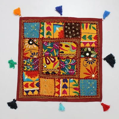 Hand made Home Decor Gypsy Ethnic Pillow Shams Couch Cushion Cover Case Fu - Image 1 of 4