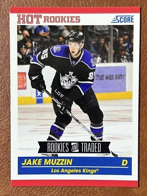 2010-11 Score HOT ROOKIES Jake Muzzin Rookies And Traded #648 Los Angeles Kings - Image 1 of 2