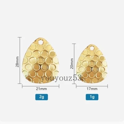 40pcs Spinner Blade Bait DIY Metal Fishing Lure Making Tool Fishing Accessories - Image 1 of 4