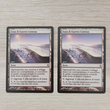 2x contested War Zone ITA-Mirrodin Besieged-MTG