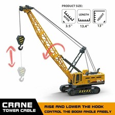 Engineering Construction Tractors Crawler Crane Truck Vehicle Children Toy Model