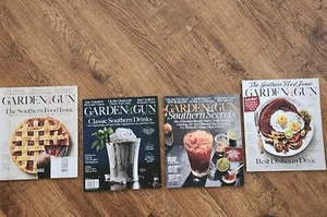 Garden & Gun Magazine Lot of 4 Issues Southern Entertaining Food Travel Recipes - Picture 1 of 5