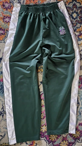 Vintage 90s NBA Milwaukee Bucks Warm Up Tear Away Pants Sz Mens XL MEASUREMENTS Cover