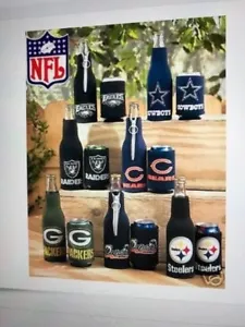 GREEN BAY PACKERS 2-Pc. Bottle & Can Insulators - Picture 1 of 1