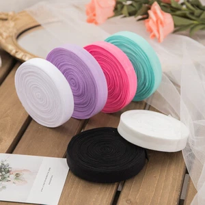 144 Yard Sewing Edging Trim Bias Binding Tape Elasticity Ribbon 15mm Width - Picture 1 of 14