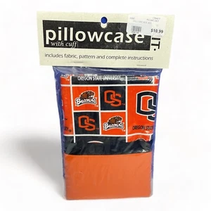 Craft Warehouse Oregon State Beavers Pillowcase Sewing Kit Standard Size NWT - Picture 1 of 4