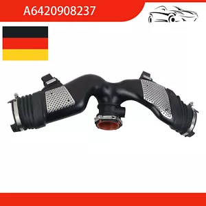 For Mercedes-Benz V6 OM642 intake pipe pure air duct air mass meter A6420908237 - Picture 1 of 9