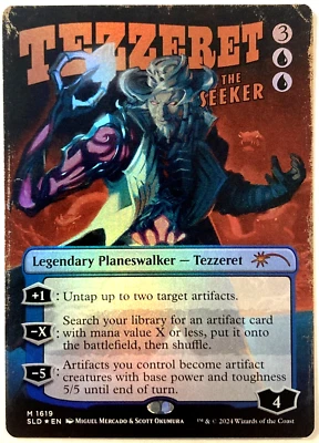 MTG Tezzeret the Seeker RAINBOW FOIL Secret Lair Drop 1619 NM - Image 1 of 4